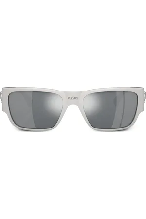 VERSACE Lunettes de soleil à monture rectangulaire