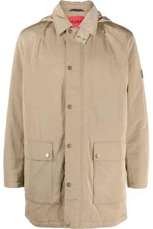 HUGO BOSS Imperméable à effet froissé