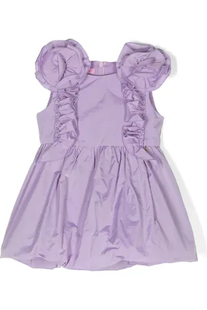 MISS BLUMARINE Robe bouffante à appliqué floral