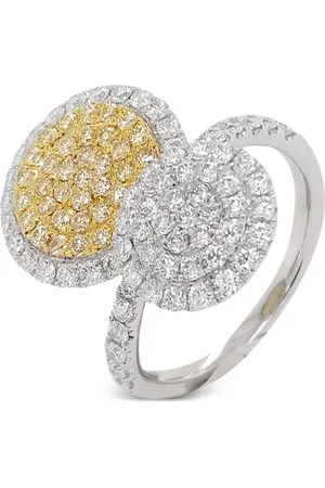 HYT Jewelry Bague en or 18ct et platine sertie de diamants