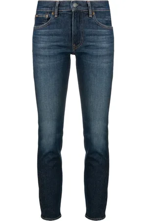 Ralph Lauren Jean court à taille mi-haute