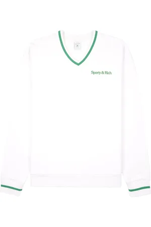 Sporty & Rich Sweat en coton à logo brodé