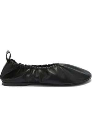 Jil Sander Ballerines en cuir à fronces