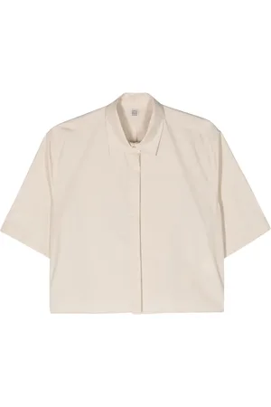 Totême Chemise crop Veran en coton biologique