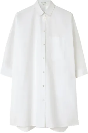 Jil Sander Robe-chemise à coupe trapèze