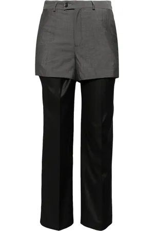 BETTTER Pantalon droit à design superposé