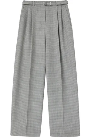 Jil Sander Pantalon palazzo à carreaux