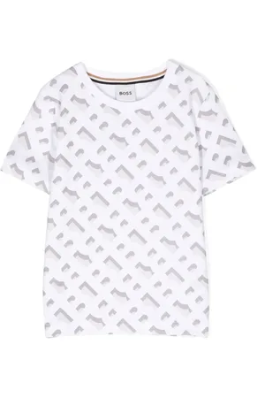 HUGO BOSS T-shirt en coton à logo imprimé
