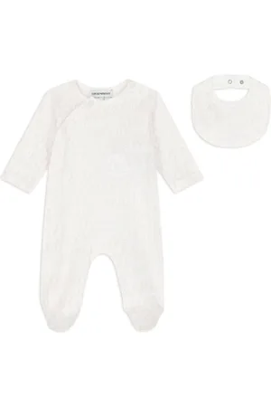 Emporio Armani Trousseau de naissance à logo imprimé