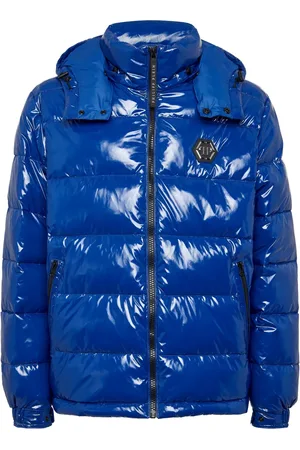 Philipp Plein Veste matelassé à plaque logo