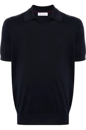 Brunello Cucinelli Polo en coton à manches courtes