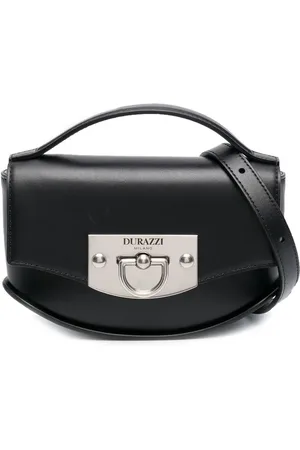 Durazzi Milano Sac porté épaule en cuir à fermoir rotatif