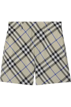 Burberry Short en coton à carreaux