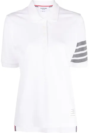 Thom Browne Polo à 4 bandes signature