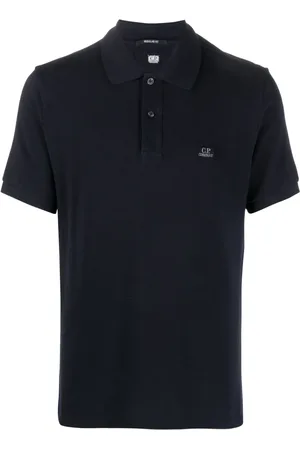C.P. Company Polo en coton à patch logo