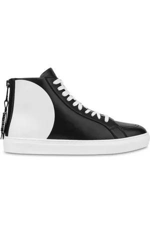 Moschino Baskets montantes en cuir artificiel