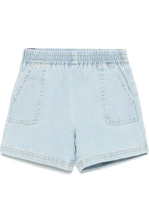 Etro Short en jean à motif Pegaso