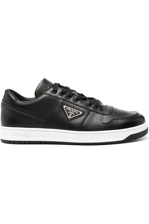 Prada Baskets Downtown en cuir