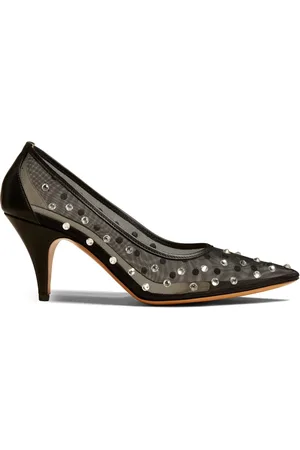 Khaite Escarpins The River 75 mm en fourrure