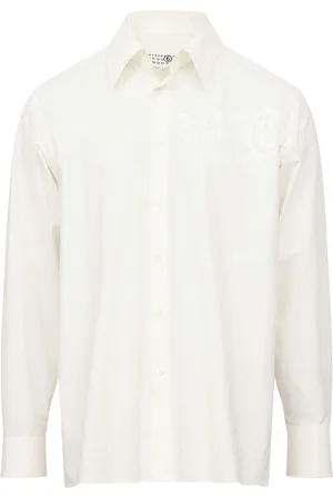 Maison Margiela Chemise en coton à numéro signature