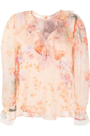 Twin-Set Blouse volantée à fleurs