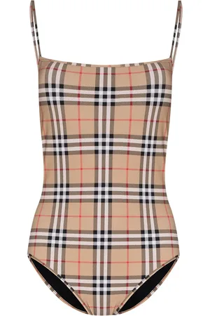 Burberry Maillot de bain à carreaux vintage