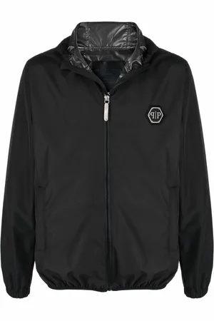 Philipp Plein Coupe-vent à fermeture zippée