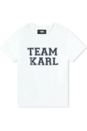 Karl Lagerfeld T-shirt en coton biologique à slogan imprimé
