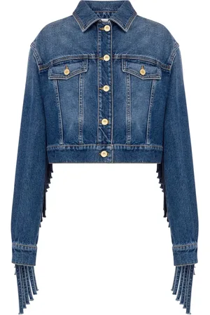 Moschino Veste en jean à franges