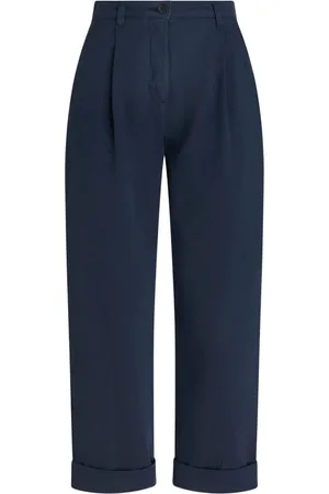 Etro Pantalon chino crop à chevrons
