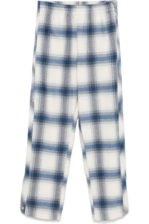BLUE SKY INN Pantalon en flanelle à carreaux