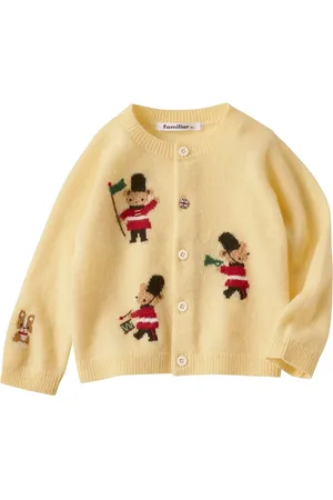 Familiar Cardigan en maille intarsia