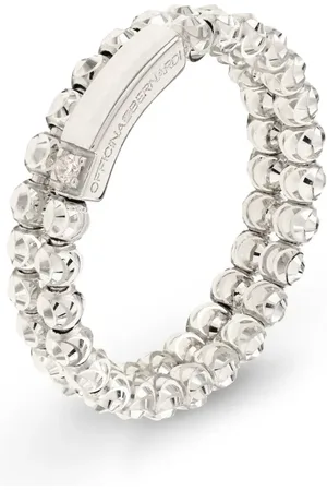 Officina Bernardi Bague en or blanc 18ct ornée de diamants