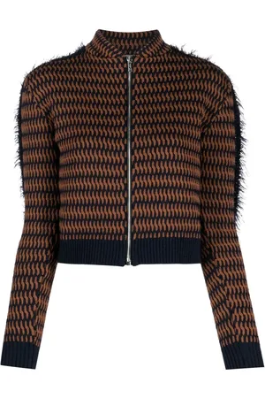 Durazzi Milano Veste crop à motif en jacquard