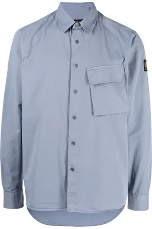 Belstaff Chemise boutonnée à patch logo