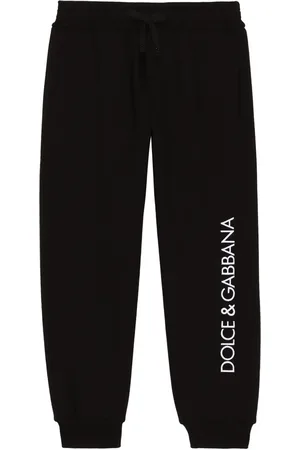 Dolce & Gabbana Pantalon de jogging en coton à logo brodé