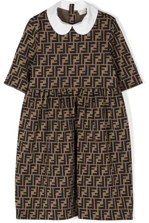 Fendi Robe à motif FF en jacquard
