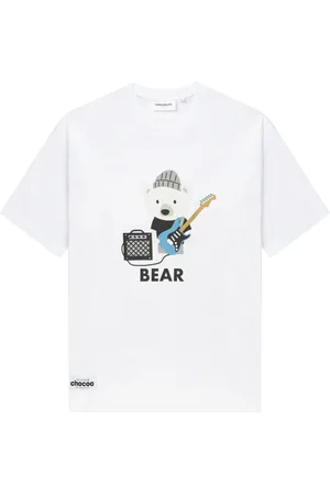 Chocoolate T-shirt en coton à imprimé ourson