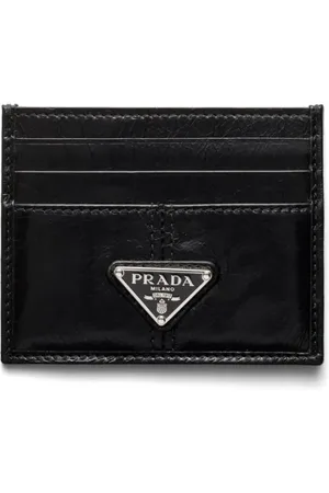 Prada Porte-cartes en cuir