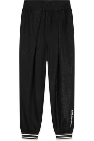 Karl Lagerfeld Pantalon Ceremony à taille à logo