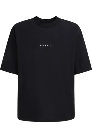 Marni T-shirt en coton à logo imprimé
