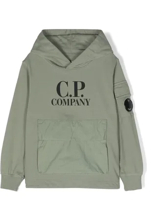 C.P. Company Hoodie à détail verre de lunette signature