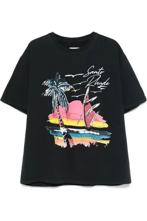 Rhude T-shirt à imprimé graphique
