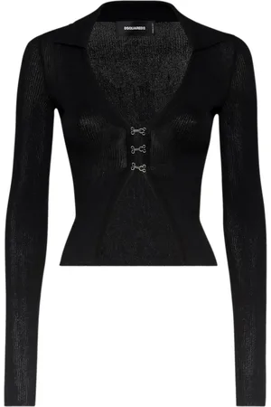 Dsquared2 Cardigan en maille à design nervuré