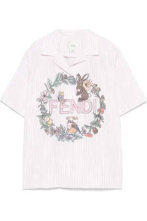 Fendi Chemise à logo imprimé