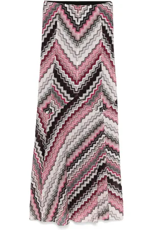 Missoni Jupe longue à motif zigzag