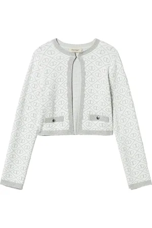 Twin-Set Cardigan en maille jacquard