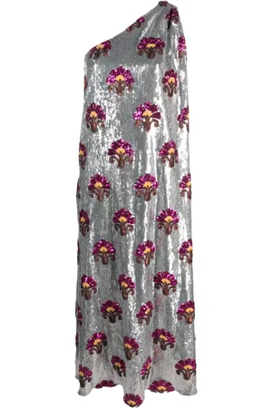 La DoubleJ Robe mi-longue Roy à sequins