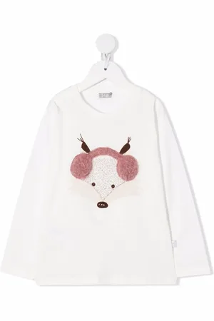Il gufo T-shirt à broderies