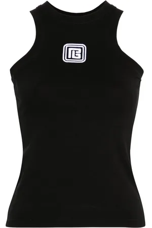 Balmain Débardeur à motif monogrammé
